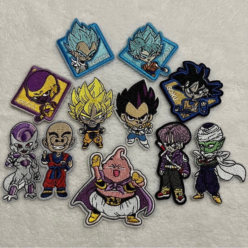dragon ball z DBZ iron on patches